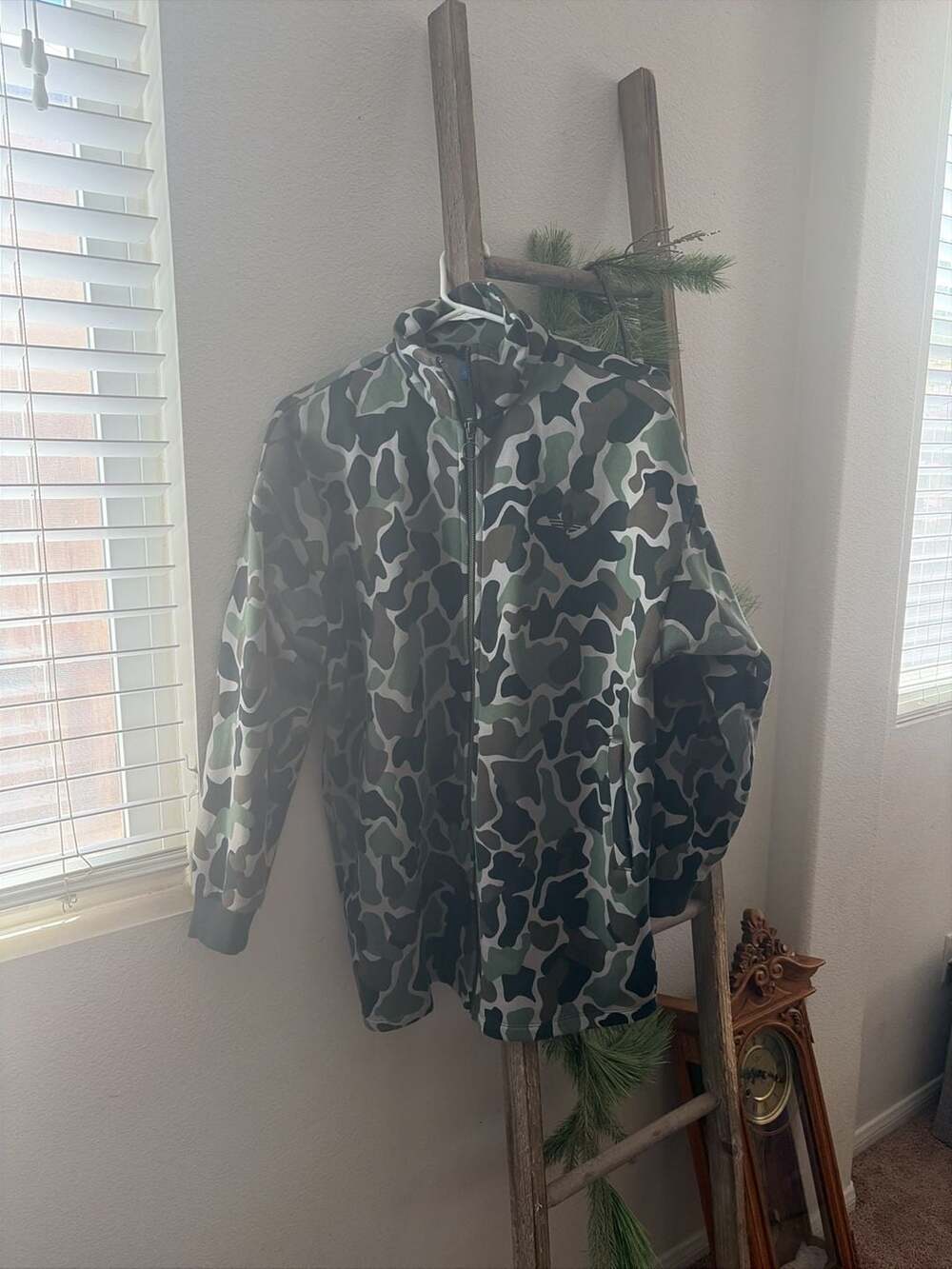 Adidas Originals Camo Fleece Track Jacket  medium
